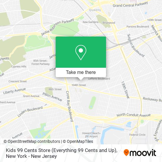 Mapa de Kids 99 Cents Store (Everything 99 Cents and Up)