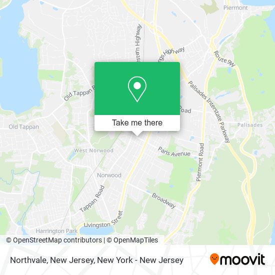 Northvale, New Jersey map