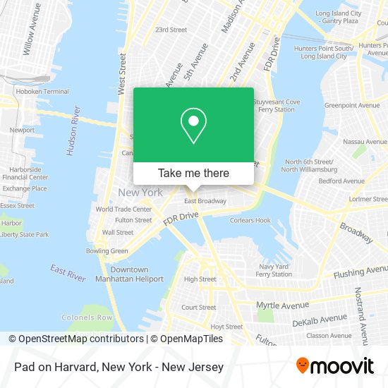 Mapa de Pad on Harvard