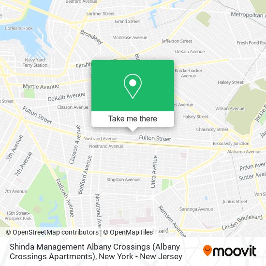 Mapa de Shinda Management Albany Crossings (Albany Crossings Apartments)