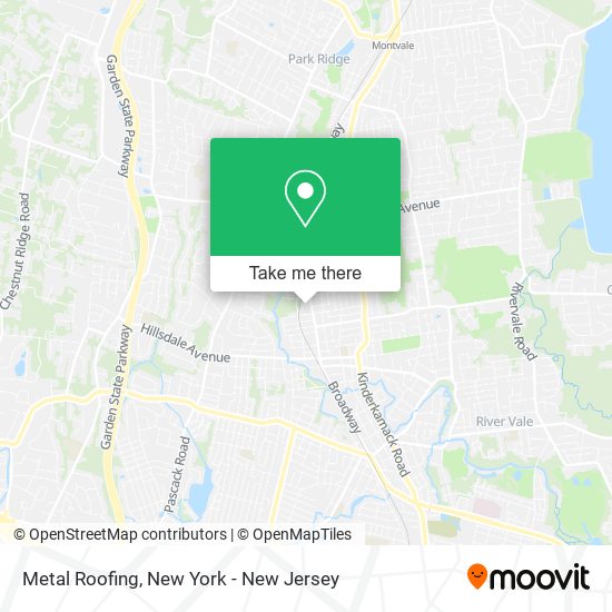 Metal Roofing map