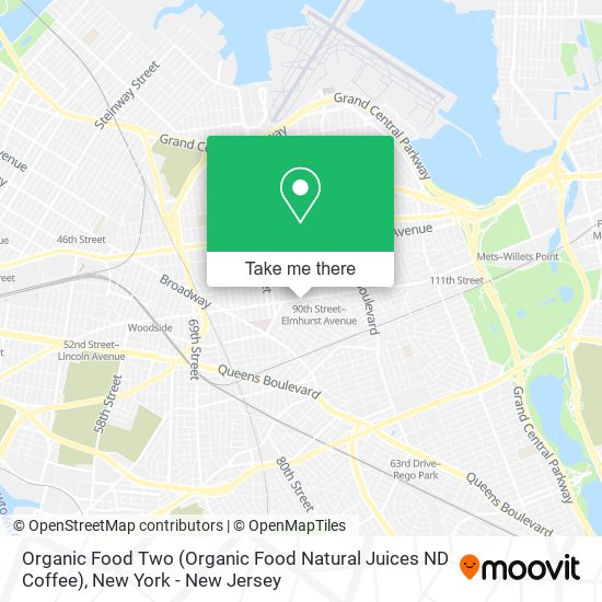 Mapa de Organic Food Two (Organic Food Natural Juices ND Coffee)