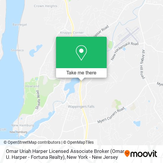 Omar Uriah Harper Licensed Associate Broker (Omar U. Harper - Fortuna Realty) map