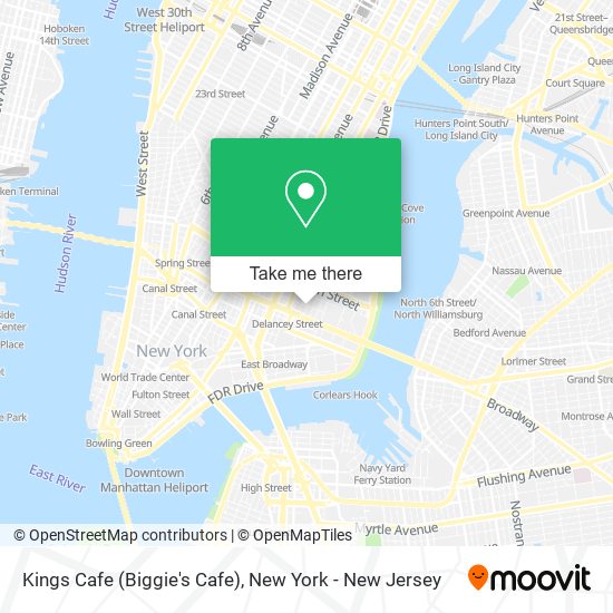 Mapa de Kings Cafe (Biggie's Cafe)