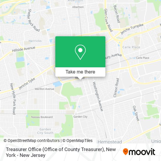 Mapa de Treasurer Office (Office of County Treasurer)
