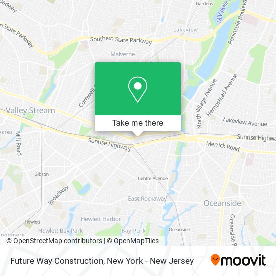 Future Way Construction map