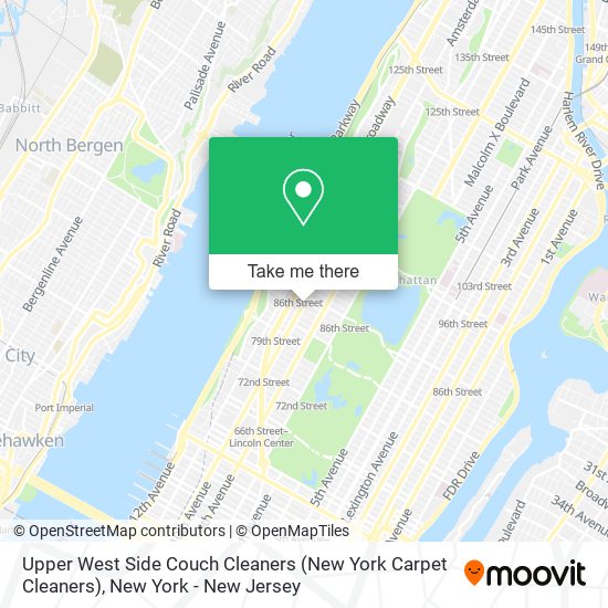Mapa de Upper West Side Couch Cleaners (New York Carpet Cleaners)