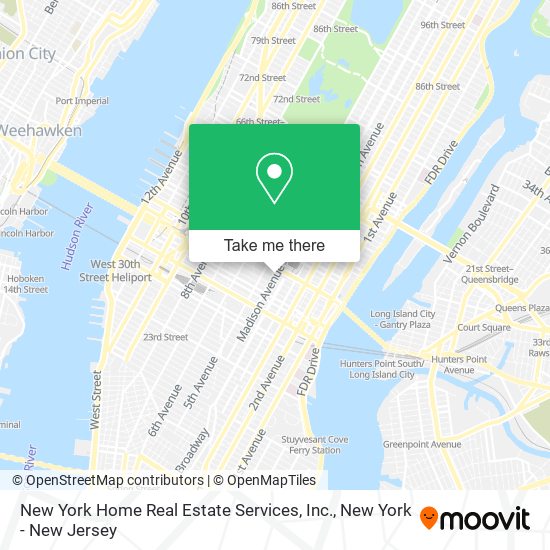 Mapa de New York Home Real Estate Services, Inc.