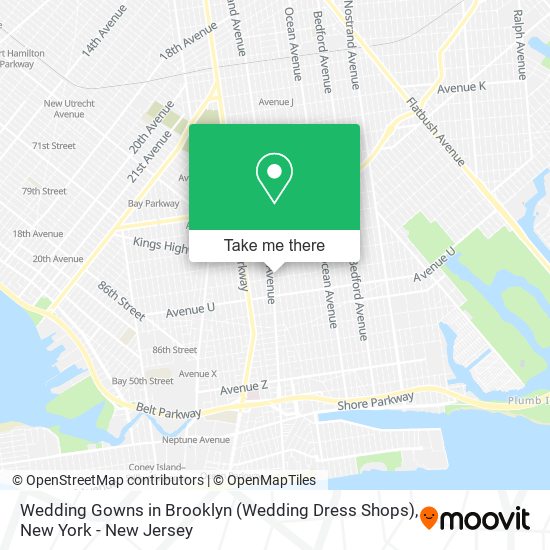 Wedding Gowns in Brooklyn (Wedding Dress Shops) map