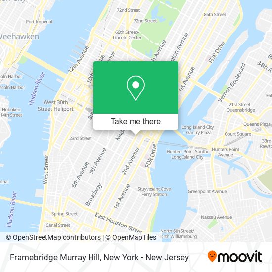 Mapa de Framebridge Murray Hill