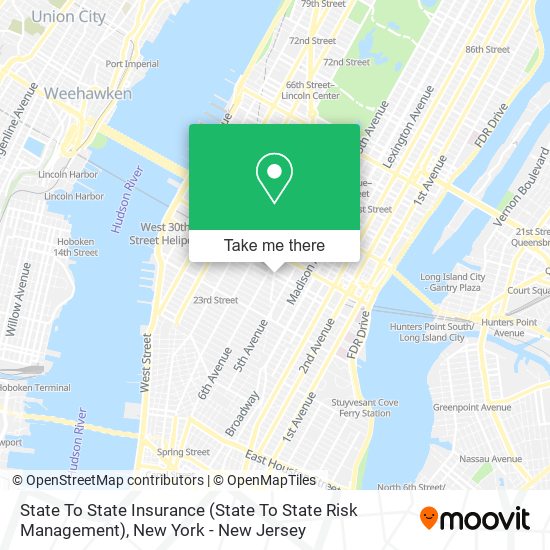 State To State Insurance (State To State Risk Management) map