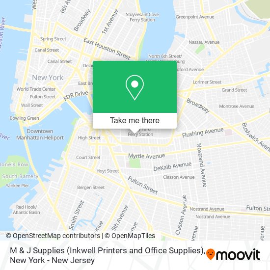 M & J Supplies (Inkwell Printers and Office Supplies) map