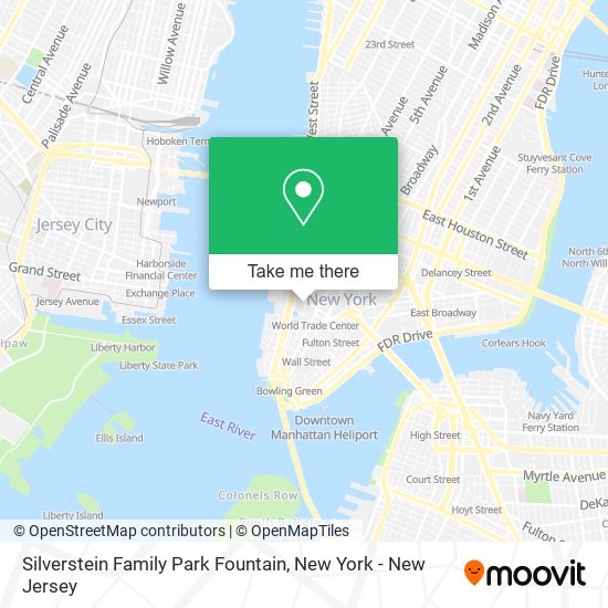 Mapa de Silverstein Family Park Fountain