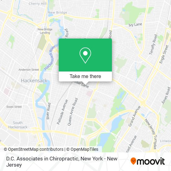 D.C. Associates in Chiropractic map