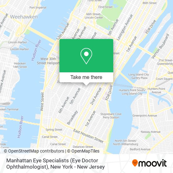 Mapa de Manhattan Eye Specialists (Eye Doctor Ophthalmologist)