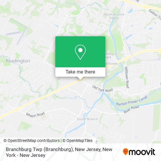 Branchburg Twp (Branchburg), New Jersey map