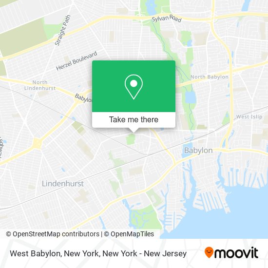 Mapa de West Babylon, New York