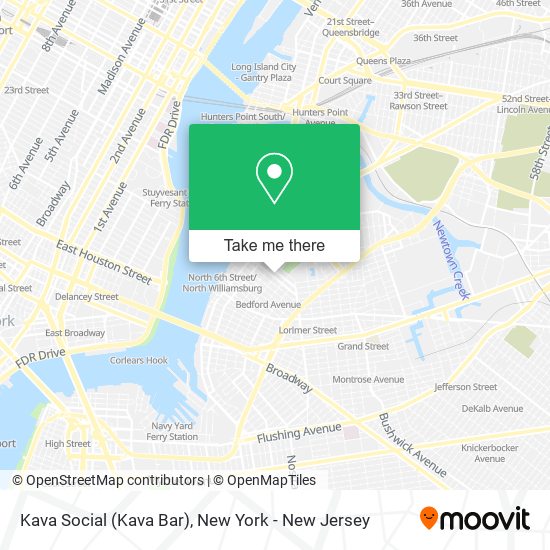 Mapa de Kava Social (Kava Bar)