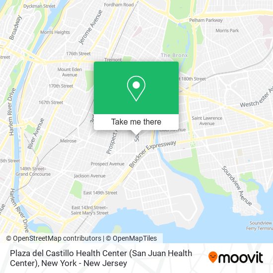 Mapa de Plaza del Castillo Health Center (San Juan Health Center)