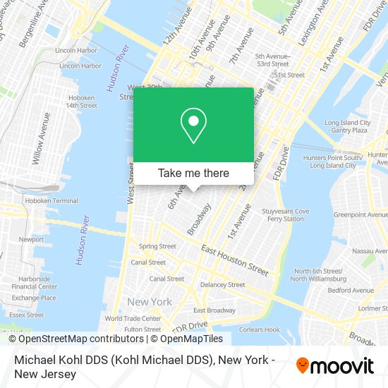 Michael Kohl DDS map