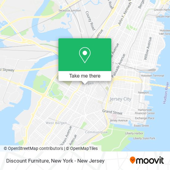 Mapa de Discount Furniture