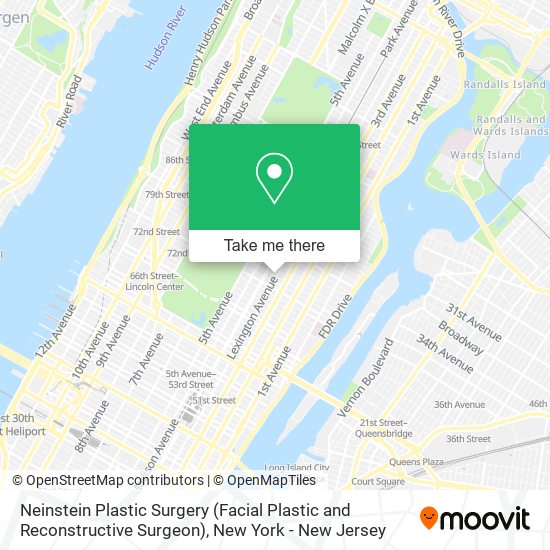 Mapa de Neinstein Plastic Surgery (Facial Plastic and Reconstructive Surgeon)