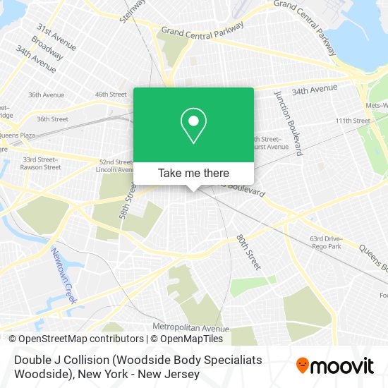 Double J Collision (Woodside Body Specialiats Woodside) map