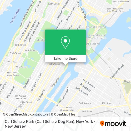 Carl Schurz Park (Carl Schurz Dog Run) map