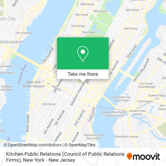 Kitchen Public Relations (Council of Public Relations Firms) map