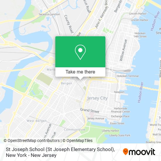St Joseph School map