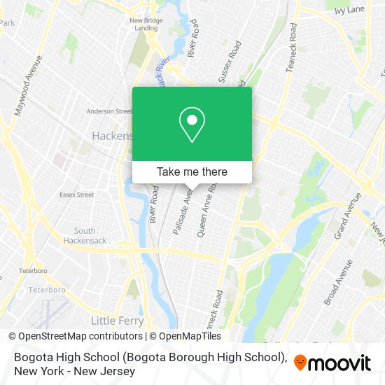 Mapa de Bogota High School