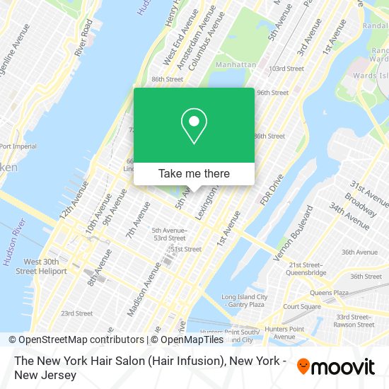 Mapa de The New York Hair Salon (Hair Infusion)