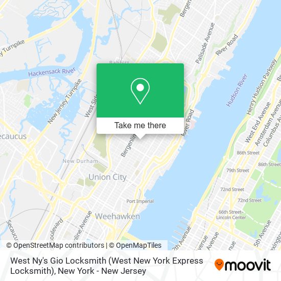 West Ny's Gio Locksmith (West New York Express Locksmith) map