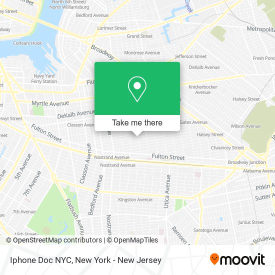 Mapa de Iphone Doc NYC