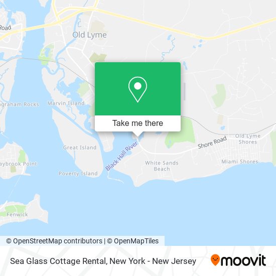 Sea Glass Cottage Rental map