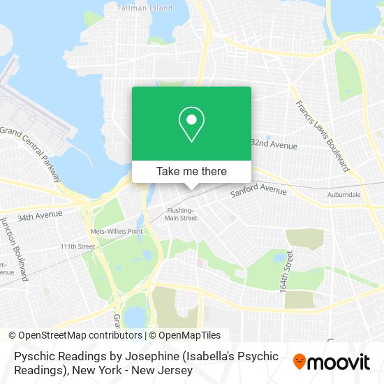 Mapa de Pyschic Readings by Josephine (Isabella's Psychic Readings)