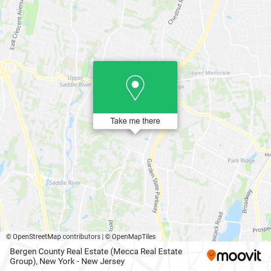 Bergen County Real Estate (Mecca Real Estate Group) map