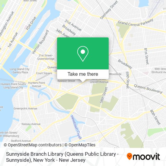 Sunnyside Branch Library (Queens Public Library - Sunnyside) map