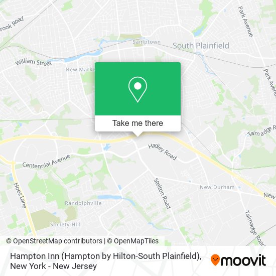 Mapa de Hampton Inn (Hampton by Hilton-South Plainfield)