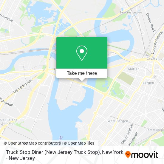 Mapa de Truck Stop Diner (New Jersey Truck Stop)