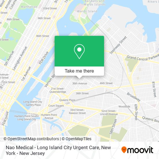 Nao Medical - Long Island City Urgent Care map