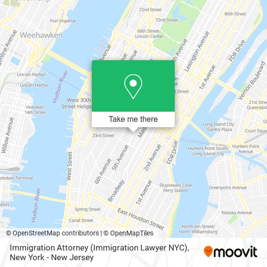 Mapa de Immigration Attorney (Immigration Lawyer NYC)