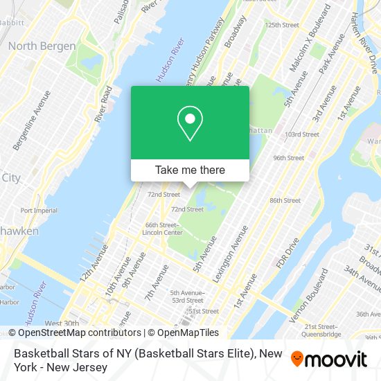 Basketball Stars of NY (Basketball Stars Elite) map