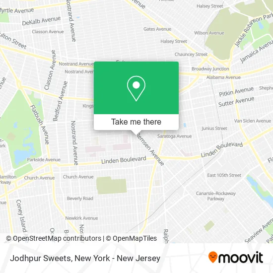 Jodhpur Sweets map