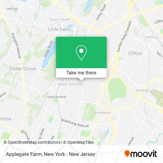 Applegate Farm map