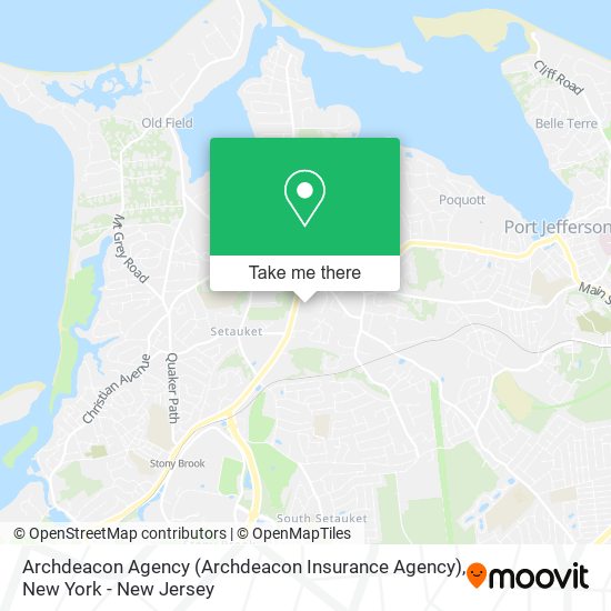 Mapa de Archdeacon Agency (Archdeacon Insurance Agency)