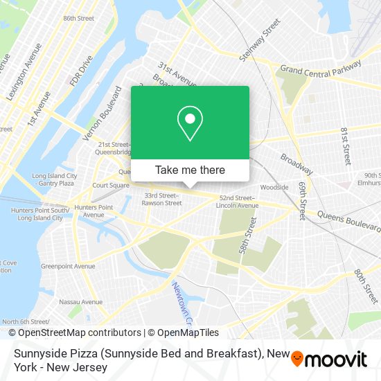 Sunnyside Pizza (Sunnyside Bed and Breakfast) map
