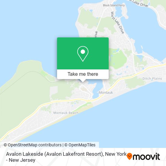 Mapa de Avalon Lakeside (Avalon Lakefront Resort)