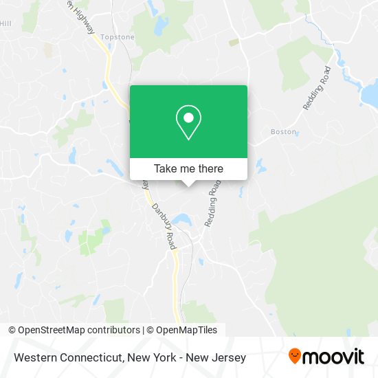 Mapa de Western Connecticut