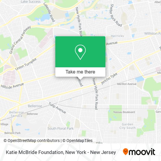 Mapa de Katie McBride Foundation